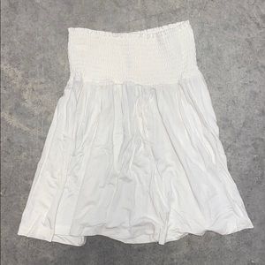 H&M basic white mini skirt